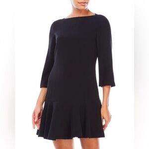 NEW Kate Spade - Black Square Neck Dress